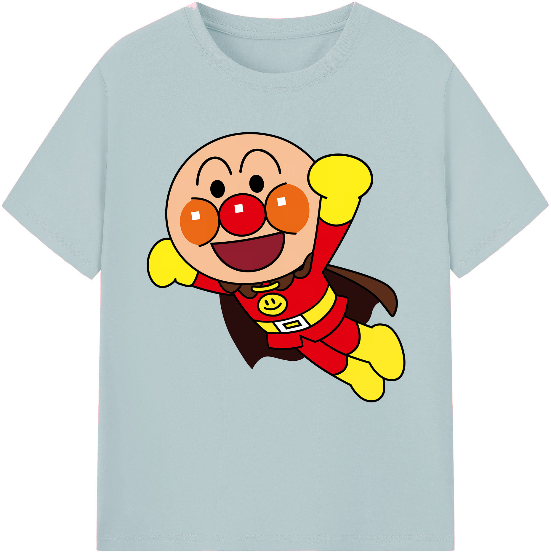 （画像用） アンパンマン Anpanman 綿100％半袖Tシャツ（フロントプリント）